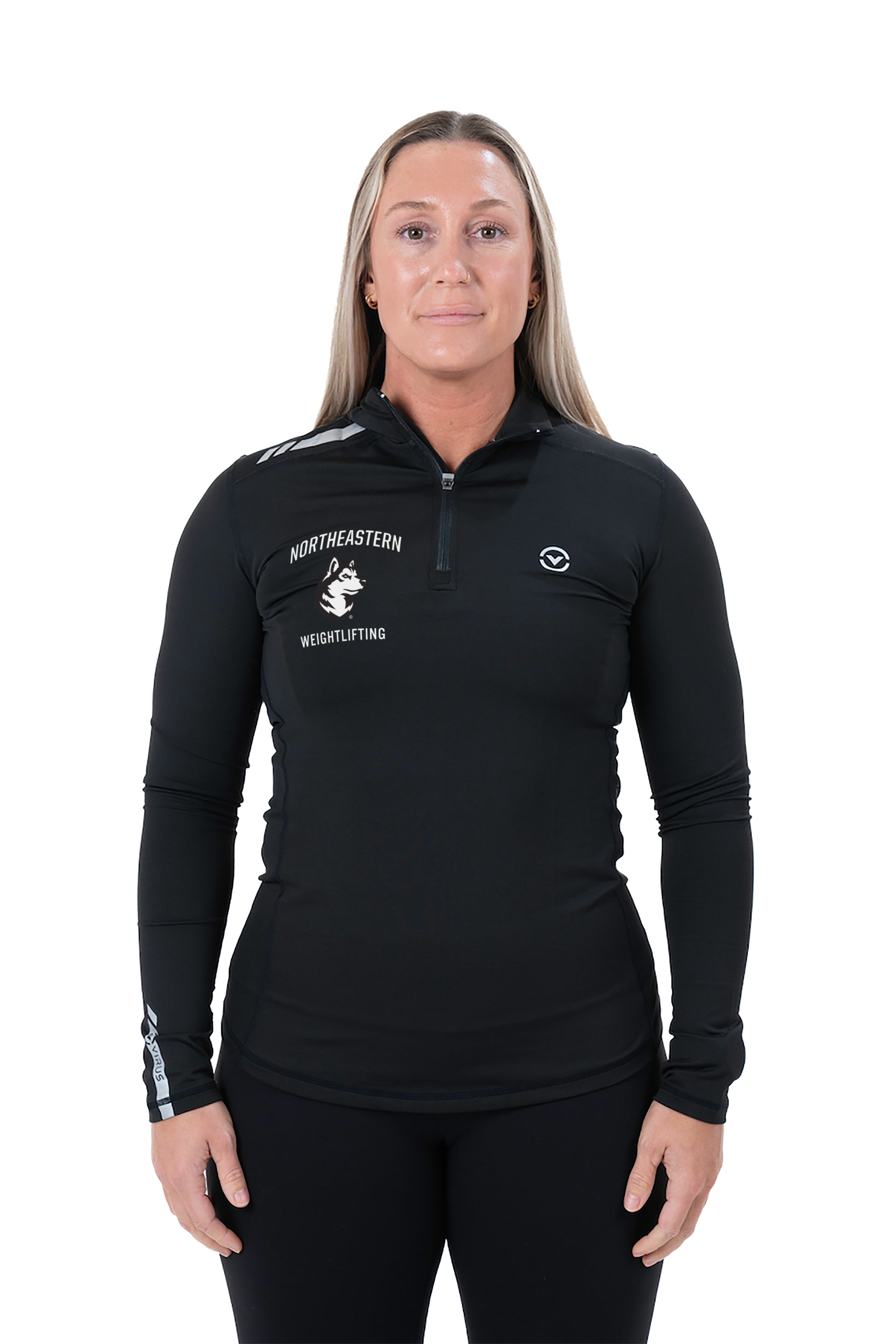 Northeastern University Sio4 Long Sleeve Half Zip