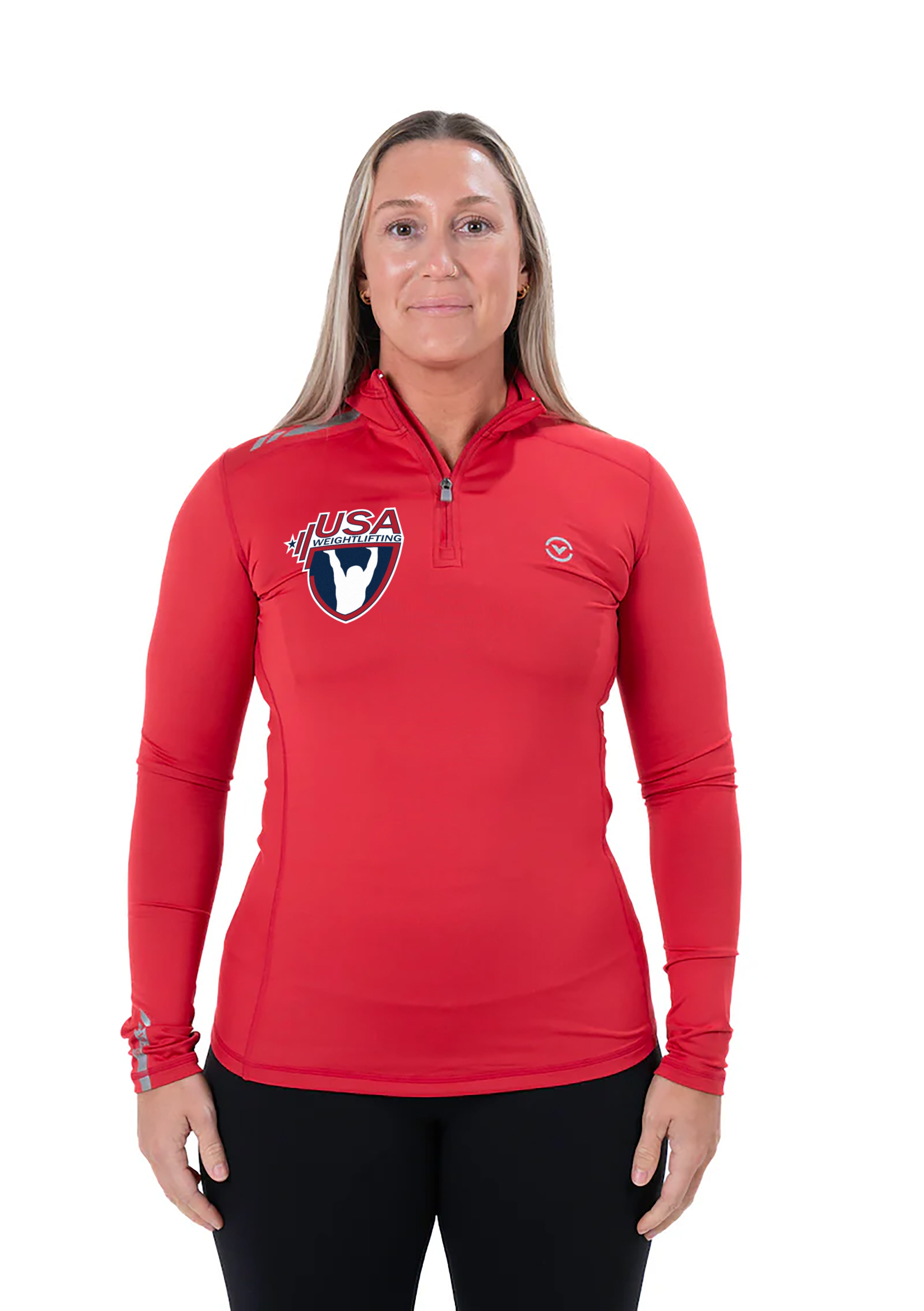 USAW Long Sleeve Half Zip - Medical