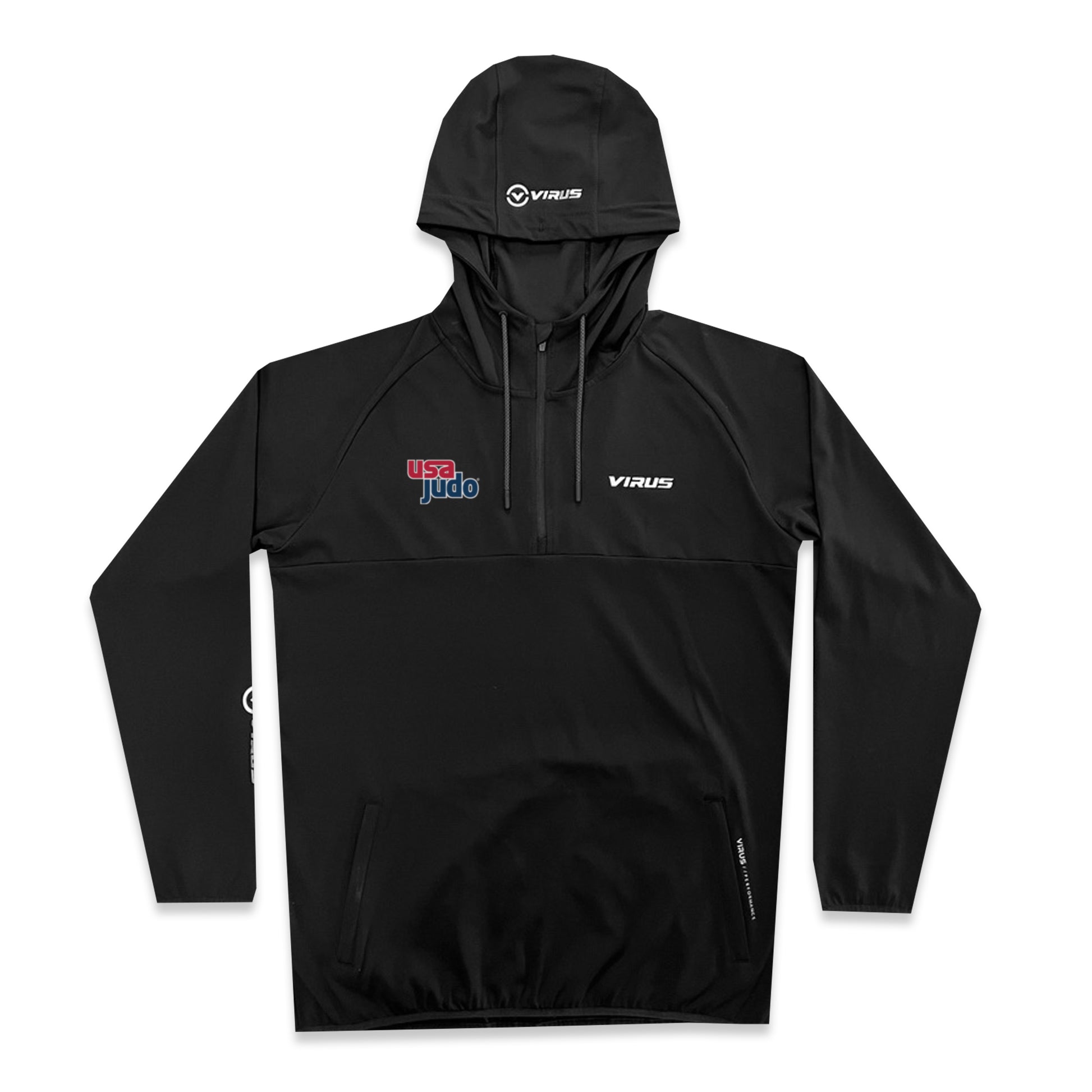 USA Judo Ample ½ Zip Hoodie