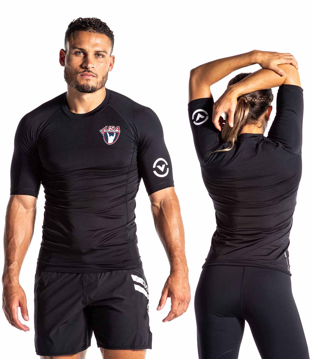 USAW CO32 S/S Rashguard