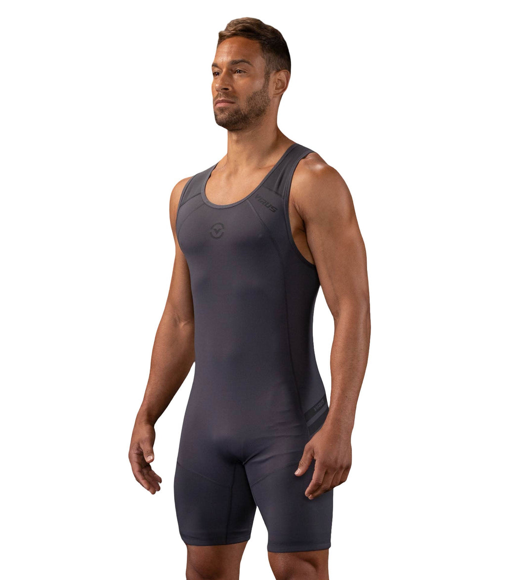 Elevate V2 Singlet - VIRUS® Performance Apparel #charcoal-black