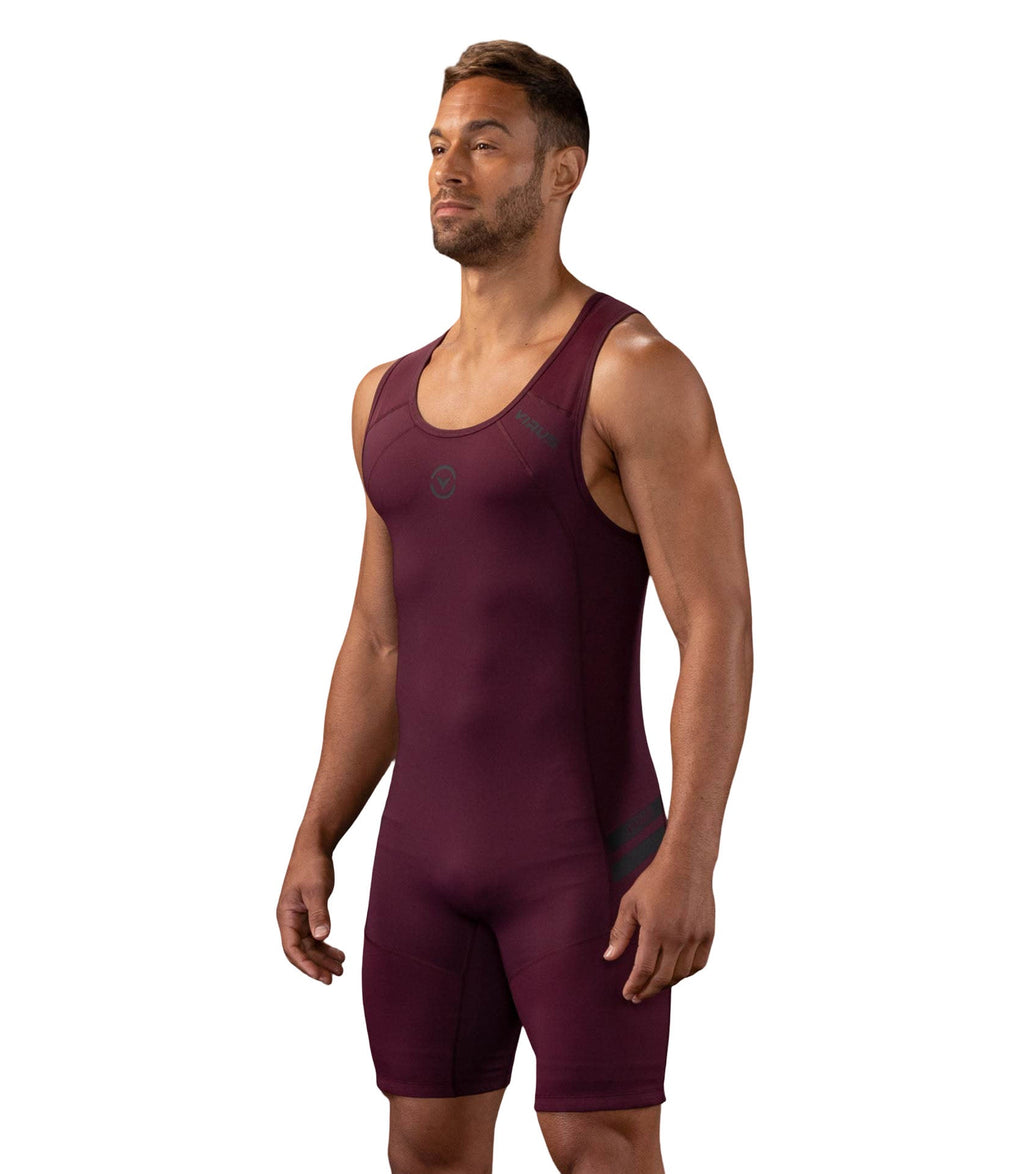 Elevate V2 Singlet - VIRUS® Performance Apparel #maroon-black