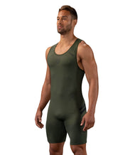 Elevate V2 Singlet - VIRUS® Performance Apparel #evergreen-black