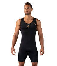 Elevate V2 Singlet - BKGD - VIRUS® Performance Apparel #black-gold