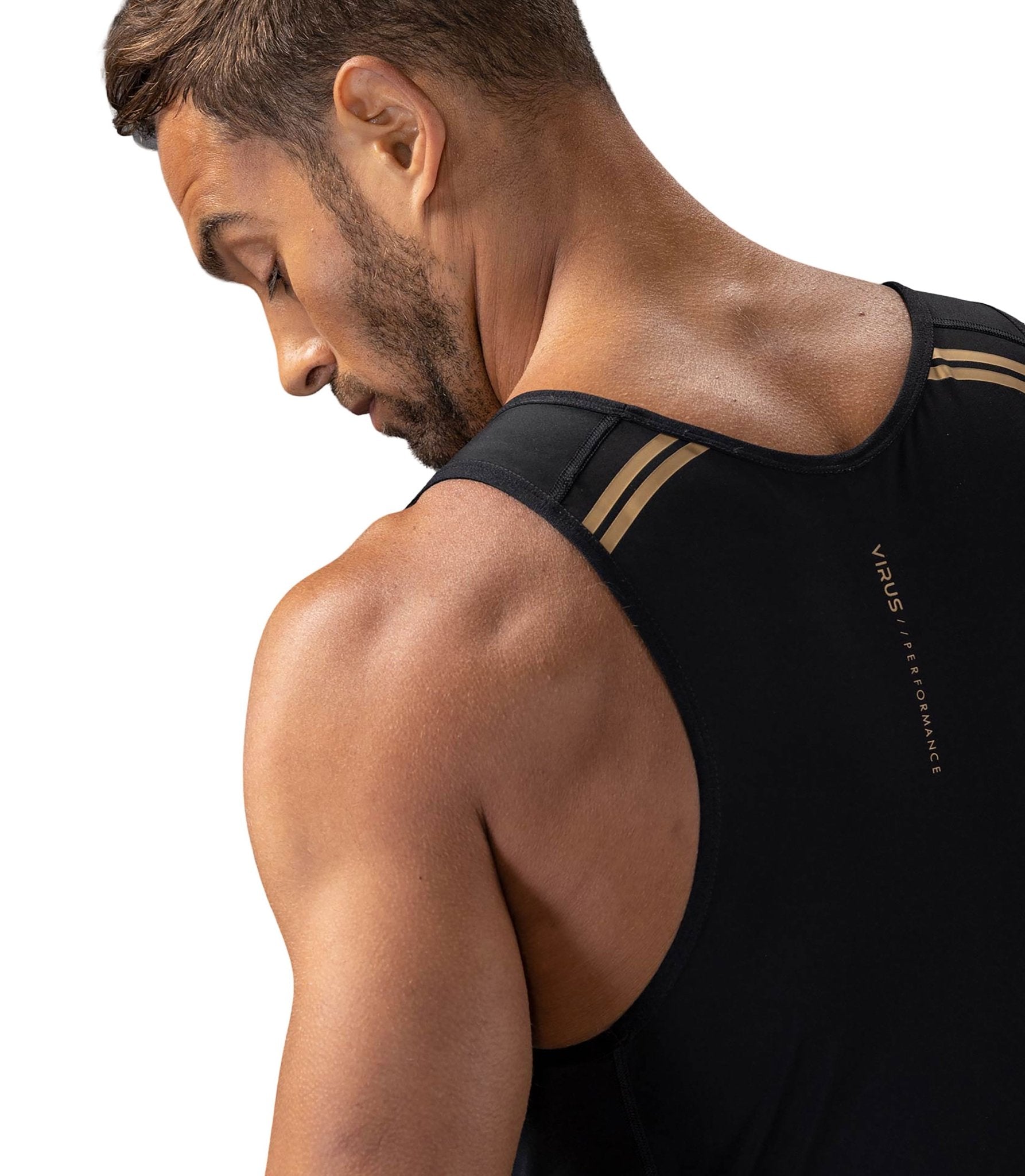 Heavy Metal Barbell - Men's Elevate V2 Singlet - VIRUS® Performance Apparel