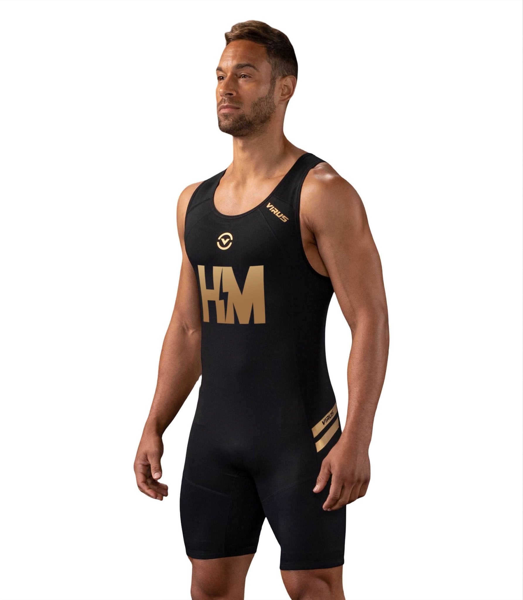 Heavy Metal Barbell - Men's Elevate V2 Singlet - VIRUS® Performance Apparel