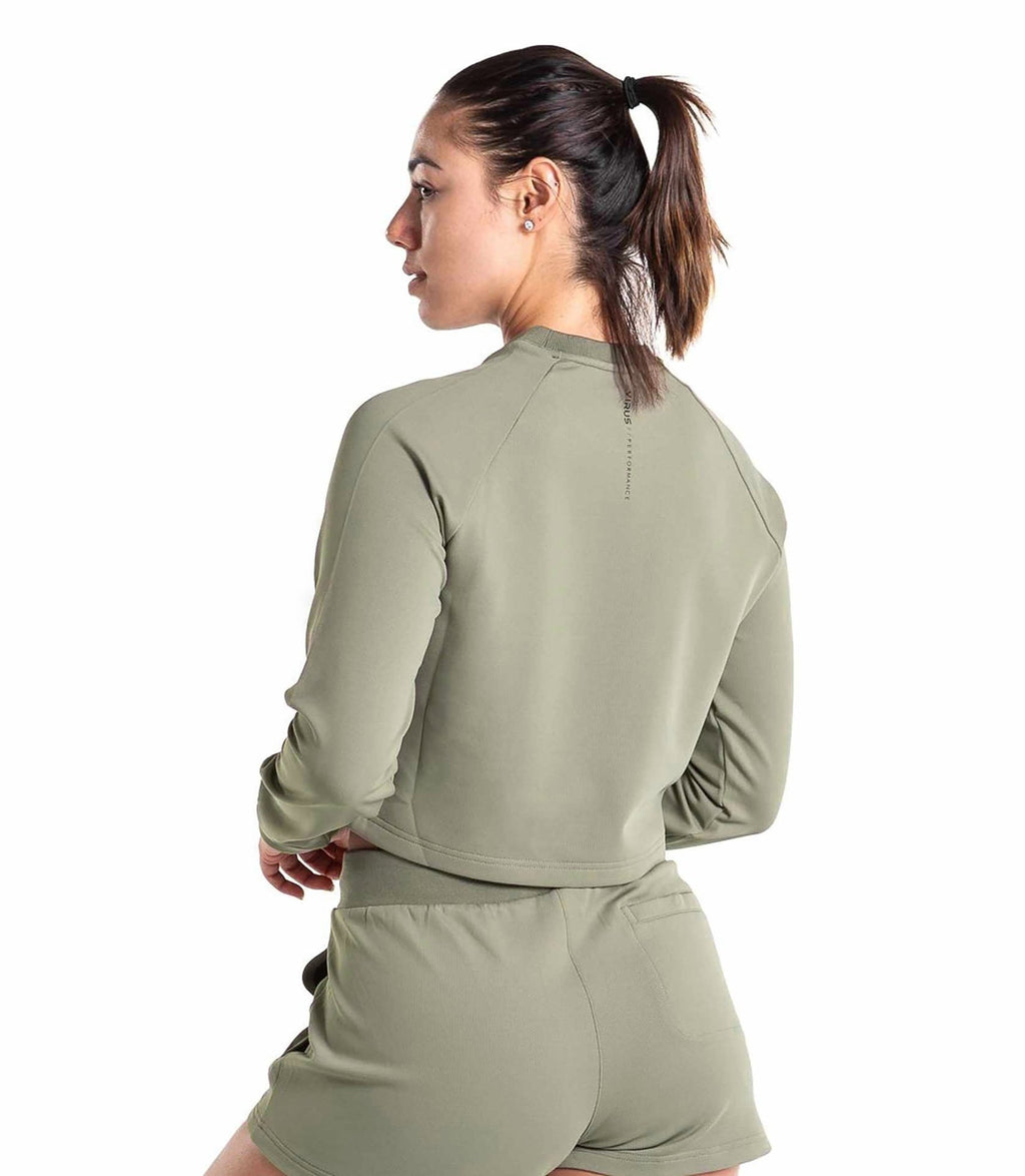 LVKC Unwind Crop Sweater - VIRUS® Performance Apparel