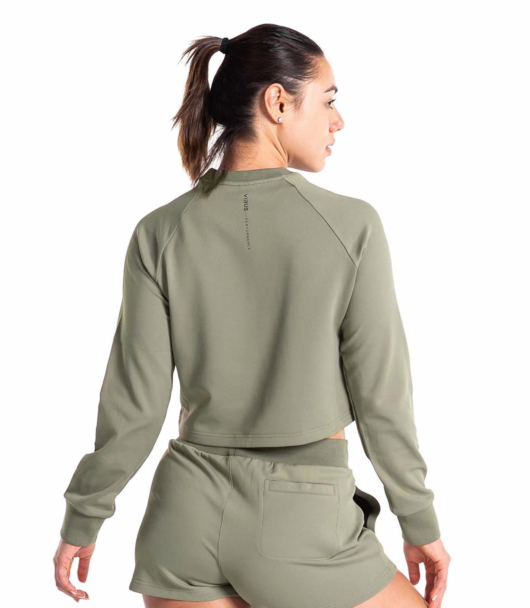 LVKC Unwind Crop Sweater - VIRUS® Performance Apparel