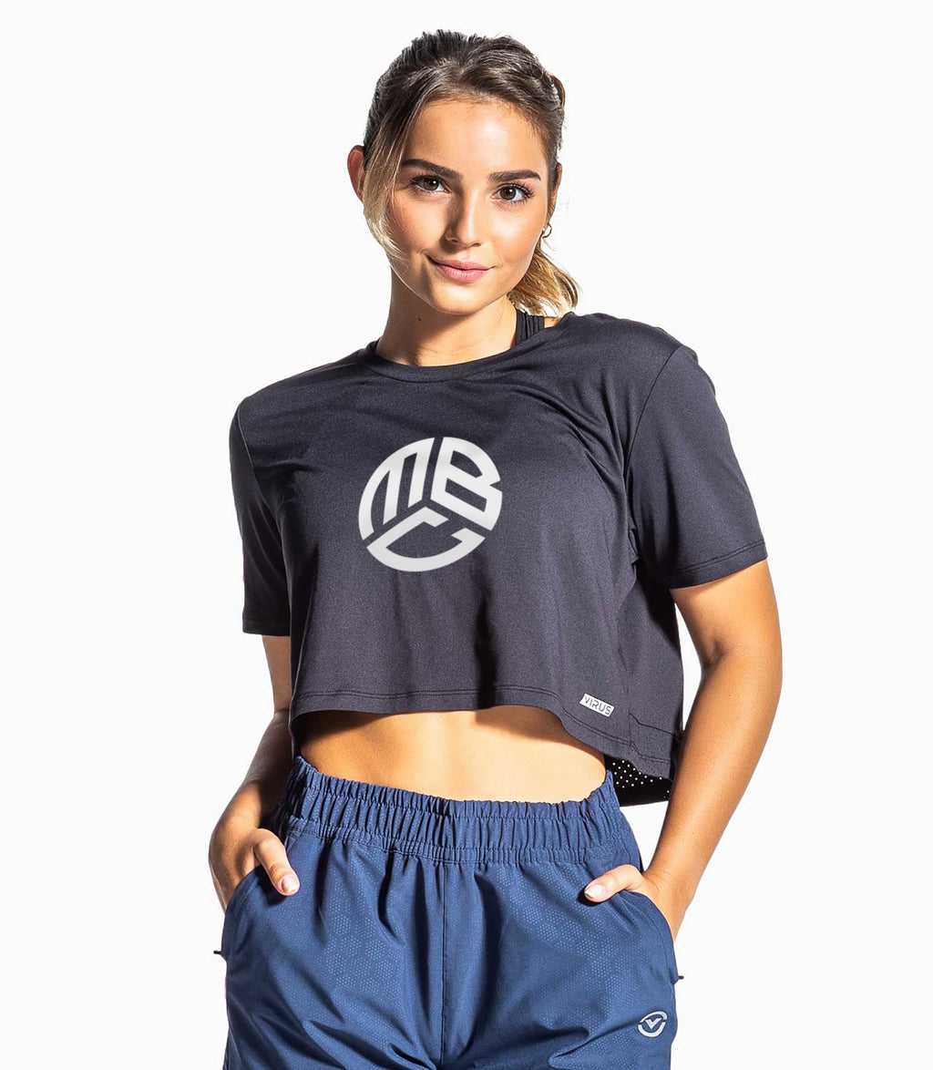 Madison Barbell Club Mount Crop Tee - VIRUS® Performance Apparel