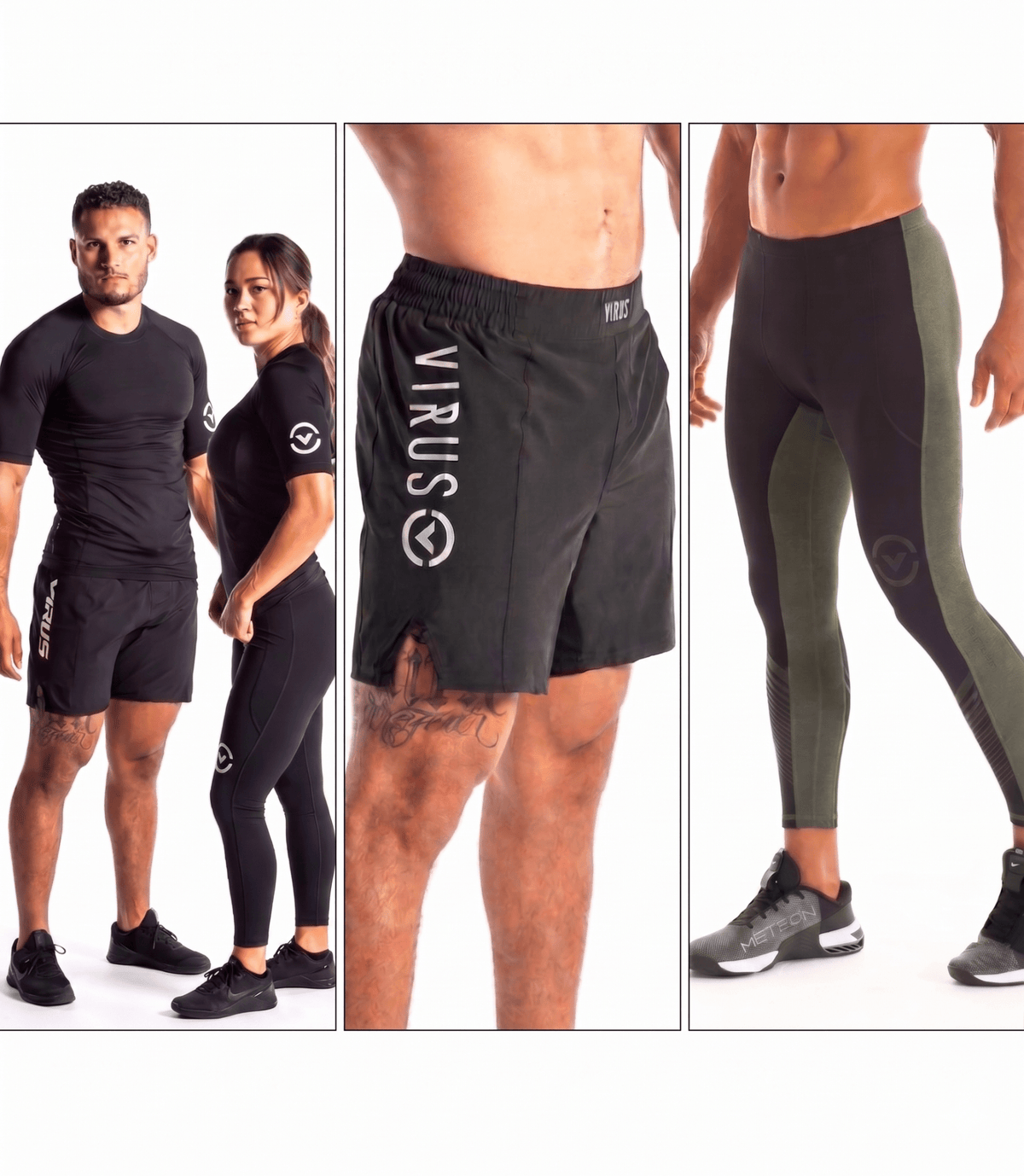 Men's BJJ/Combat Bundle | Cooling Compression and AirFlex™ Mobility From Warm - Up to Final Round - VIRUS® Performance Apparel. Slide 1 of 33
