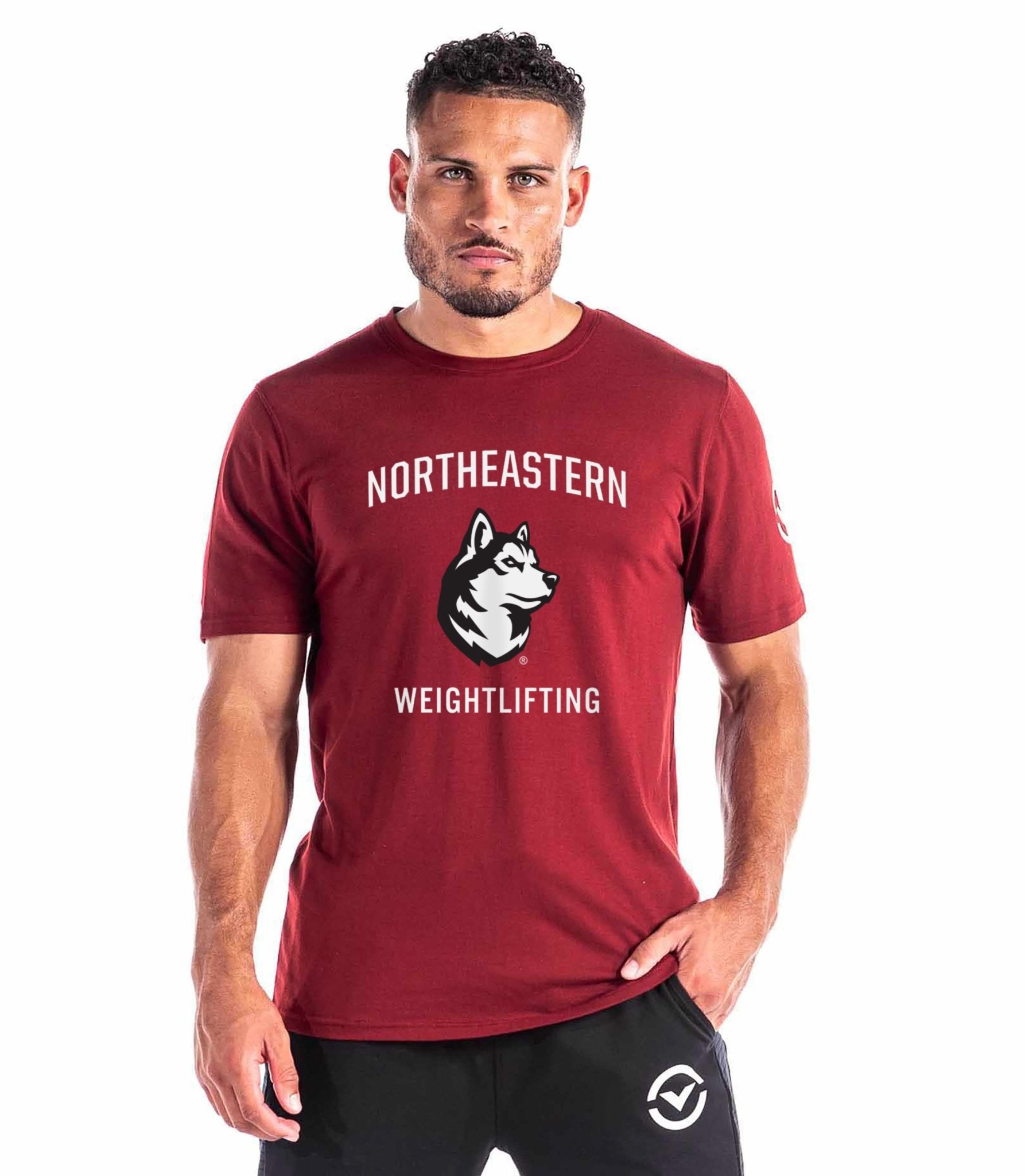 Northeastern University Coaches Tee Short Sleeve - VIRUS® Performance Apparel