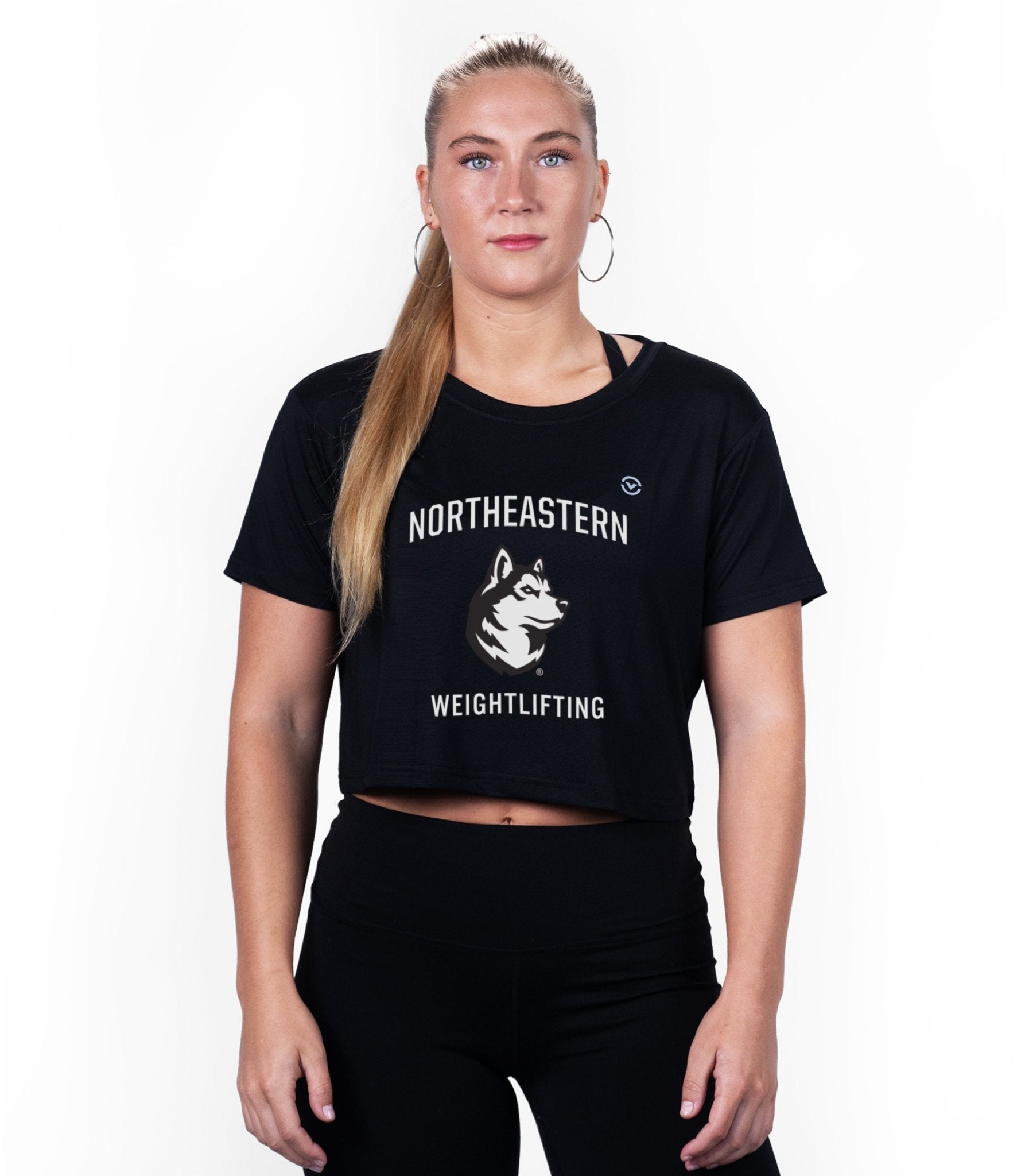 Northeastern University Mount Crop Tee - VIRUS® Performance Apparel