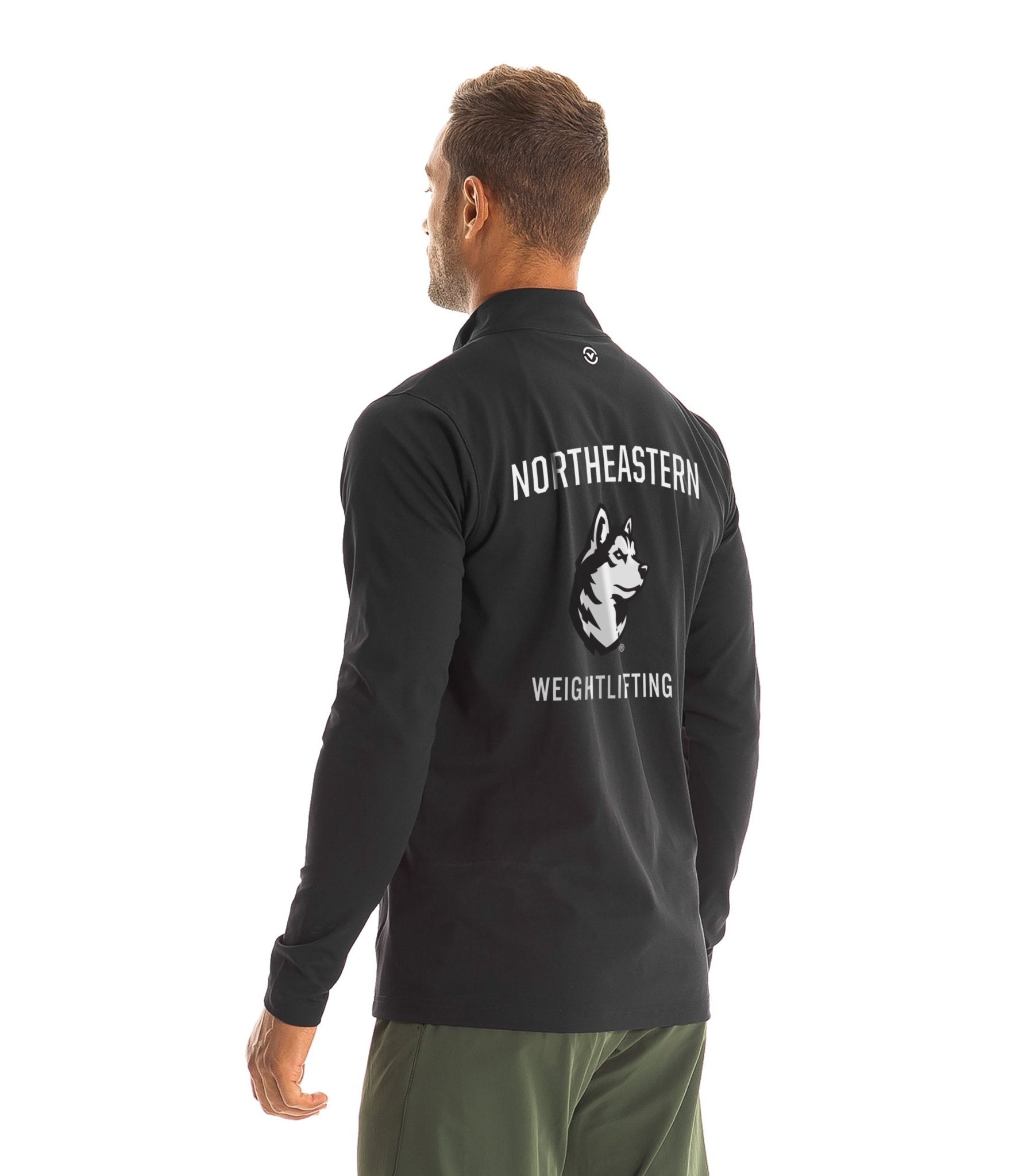 Northeastern University Tracer ½ Zip Pullover - VIRUS® Performance Apparel