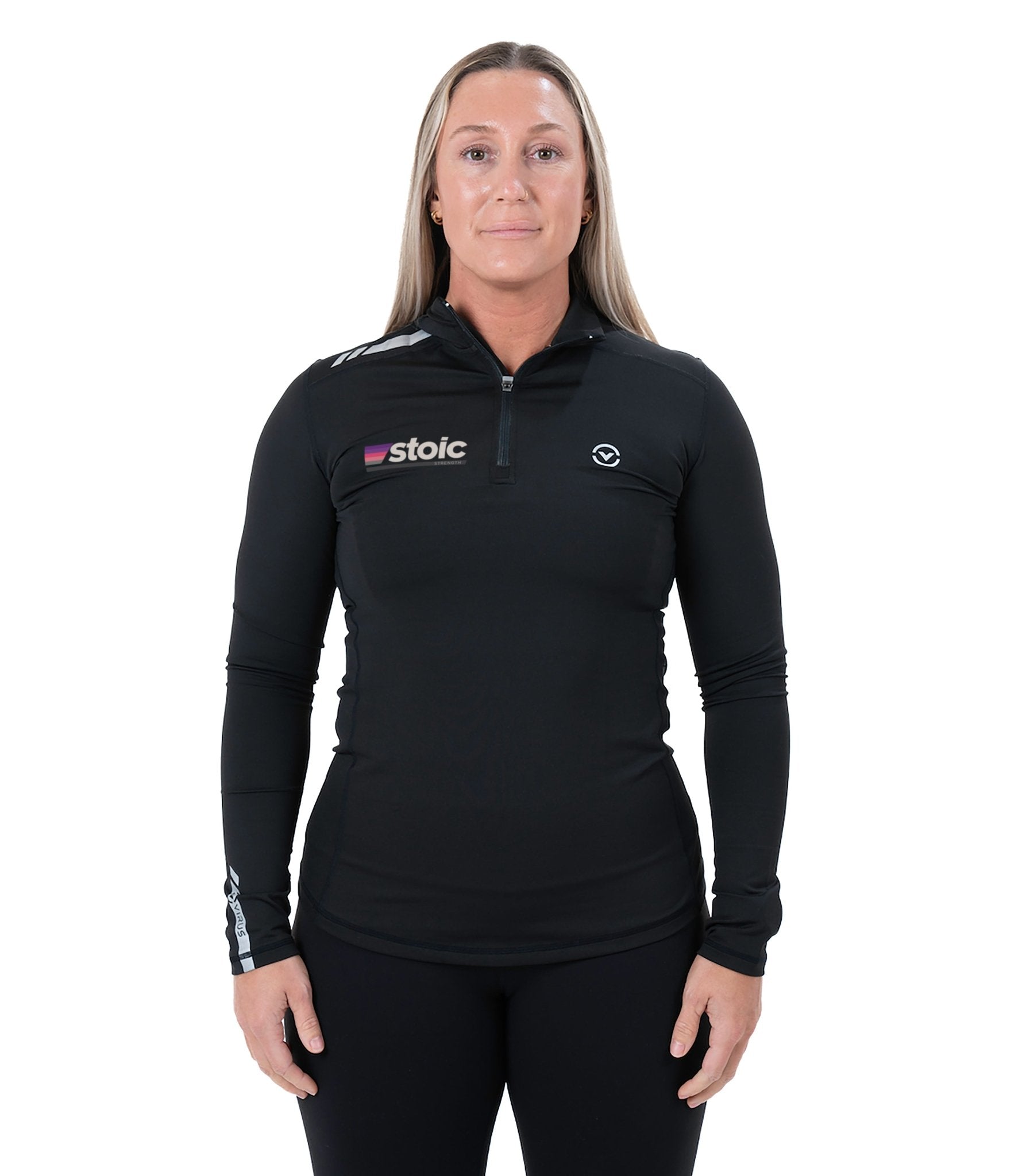 Stoic Strength Systems Sio4 Long Sleeve Half Zip - VIRUS® Performance Apparel