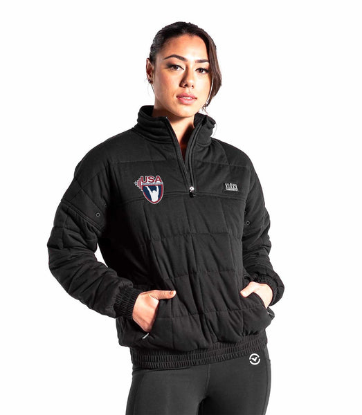 USAW Baywood Quarter-Zip – Quilted Thermal Training | VIRUS