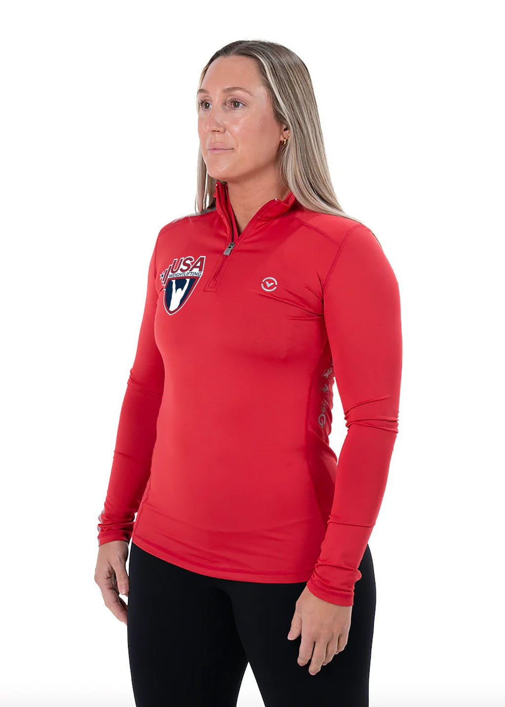 USAW Long Sleeve Half Zip - Medical - VIRUS® Performance Apparel