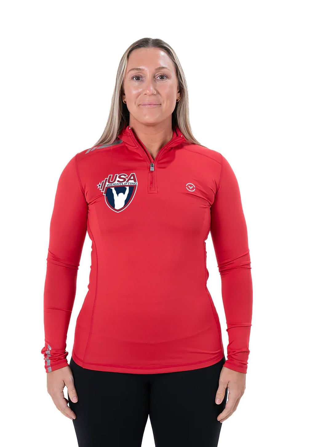 USAW Long Sleeve Half Zip - Medical - VIRUS® Performance Apparel