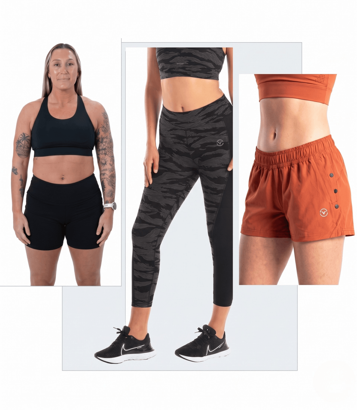 Women's Run/Bike Bundle | CoolJade™ Cooling and AirFlex™ Mobility From Mile One to Cooldown - VIRUS® Performance Apparel. Slide 1 of 23
