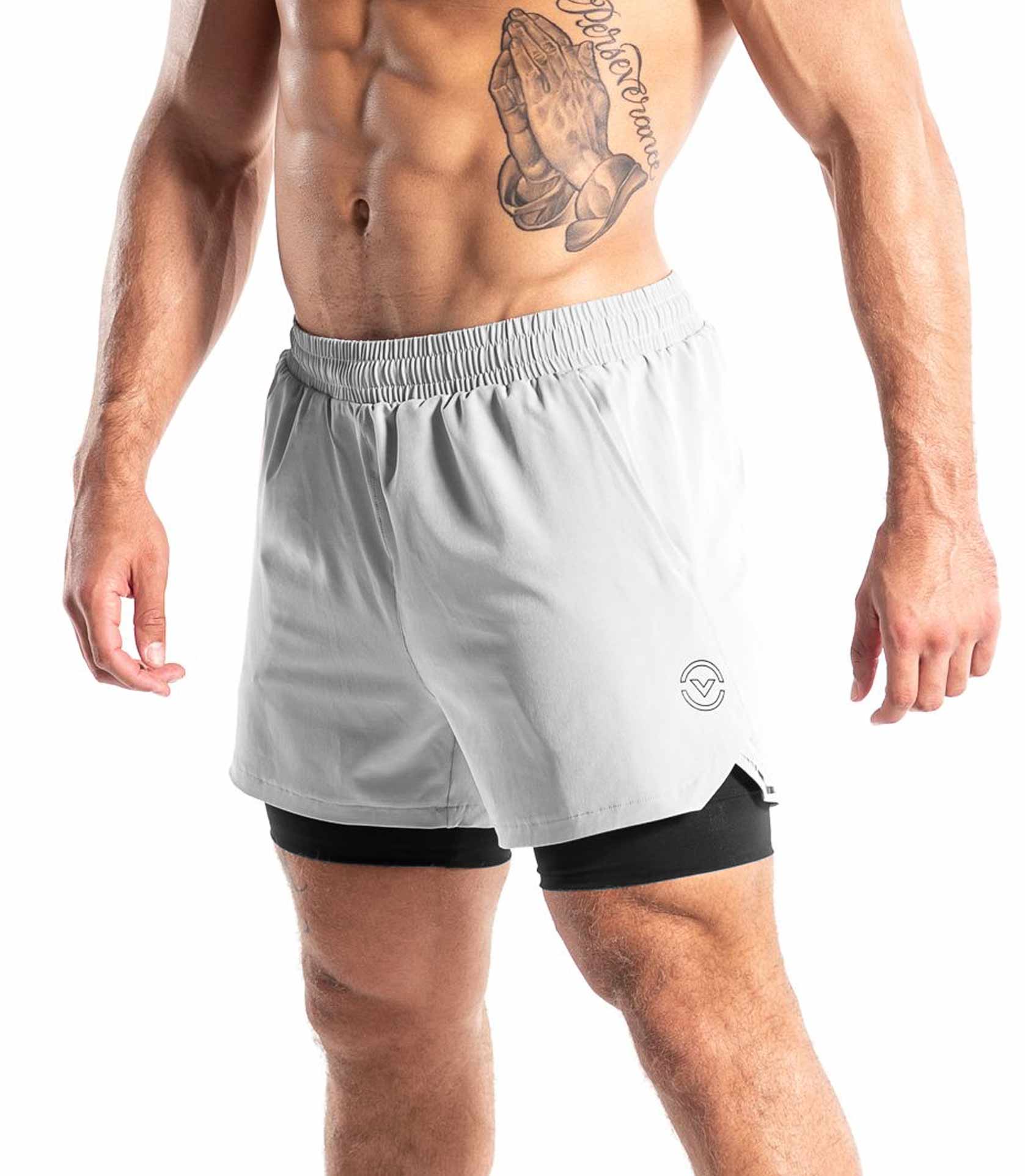 2 in 1 Compression Shorts – Grizzly Gym Wear
