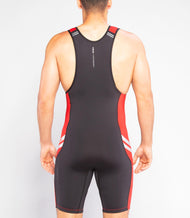 Elevate V2 Singlet - VIRUS® Performance Apparel #black-red