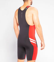 Elevate V2 Singlet - VIRUS® Performance Apparel #black-red