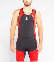 Elevate V2 Singlet - VIRUS® Performance Apparel #black-red