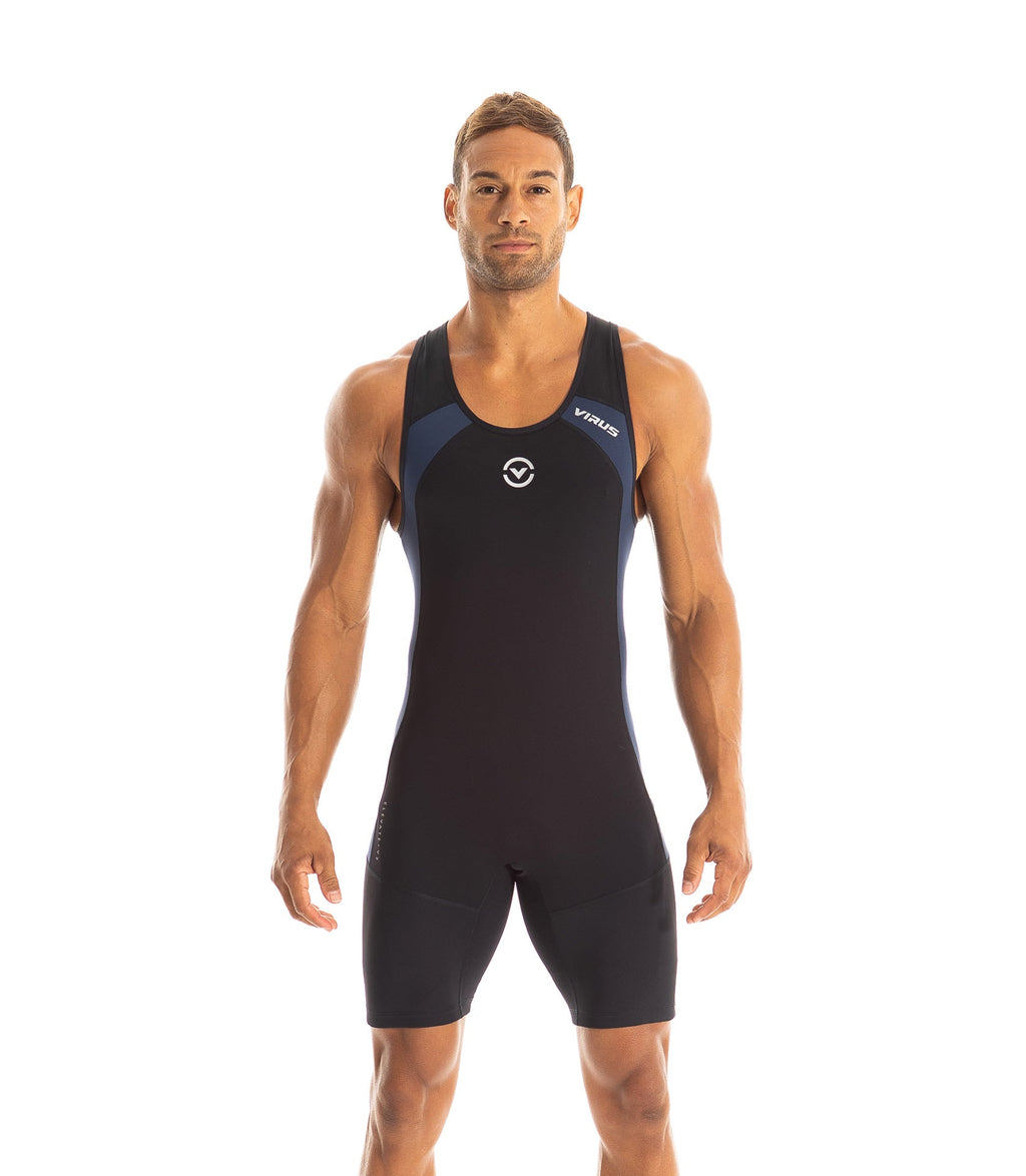 Elevate V2 Singlet - VIRUS® Performance Apparel #black-navy