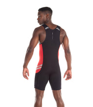 Elevate V2 Singlet - BKRD - VIRUS® Performance Apparel #black-red