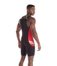 Elevate V2 Singlet - BKRD - VIRUS® Performance Apparel #black-red