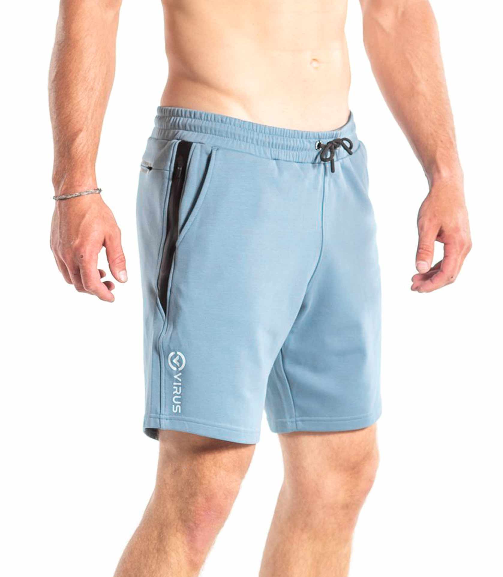 VIRUS on X: Men's Navy, Teal Co23 Compression Tech Shorts.