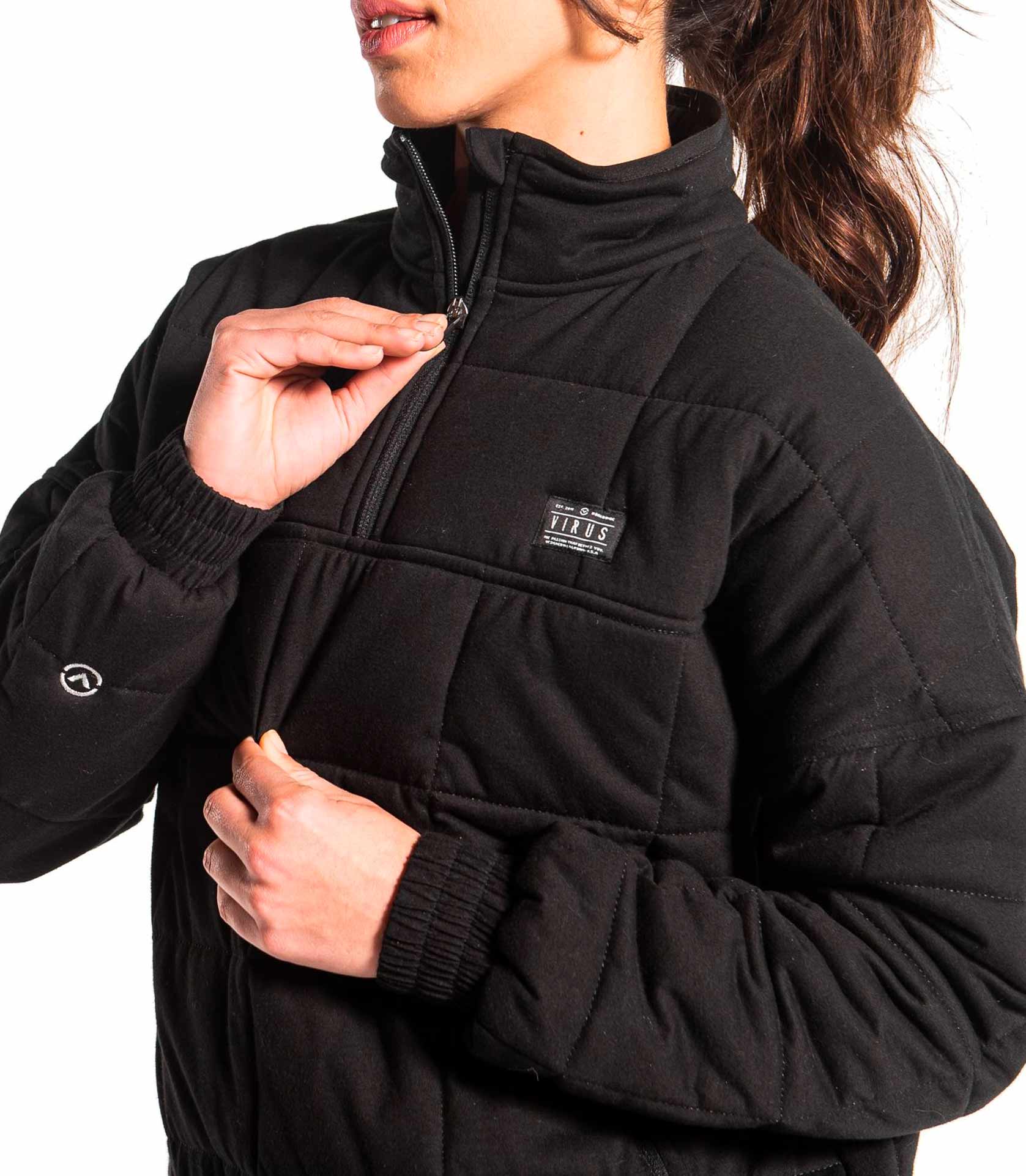 USAW Baywood Quarter-Zip – Quilted Thermal Training | VIRUS