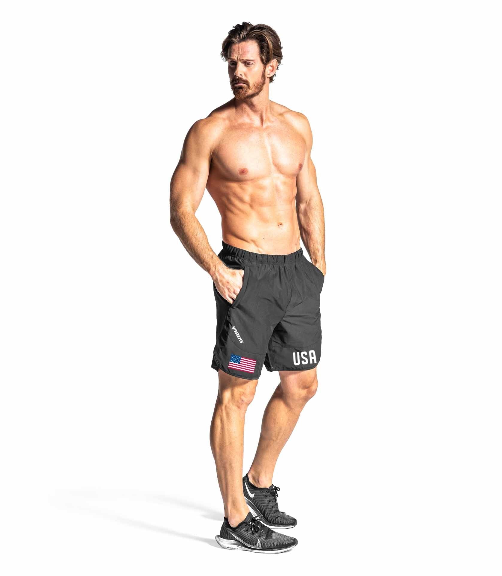 WF USA Origin 9" Shorts - VIRUS® Performance Apparel